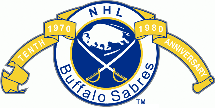Buffalo Sabres 1980 Anniversary Logo DIY iron on transfer (heat transfer)